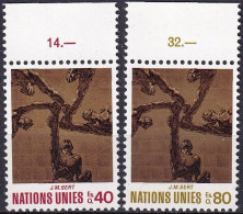 UNO GENF 1972 Mi-Nr. 28/29 ** MNH - Neufs