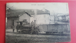 Einville,rue De La Gare , Train Gros Plan - Autres & Non Classés
