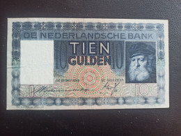 Pays-Bas Billet  10 Gulden 1936 Tbe+ - 5 Florín Holandés (gulden)