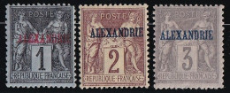 Alexandrie N°1/3 - Neuf * Avec Charnière - TB - Unused Stamps