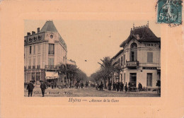 Hyeres  - Avenue De La Gare - CPA °J - Hyeres