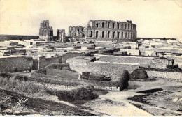 TUNISIE - El Djem - Le Cilisée Et La Ville - Carte Postale Ancienne - Túnez