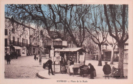 Hyeres  - Place De La Rade - Kiosque A Journaux - CPA °J - Hyeres