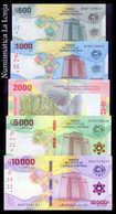 Central African St. - Estados De África Central Full Set 500 1000 2000 5000 10000 Francs CFA 2020 (2023) Pick New Sc Unc - Zentralafrikanische Staaten