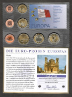 Full Set Essay Probe Trial Malta Coin Set 2006 Including Sleeve - Malte