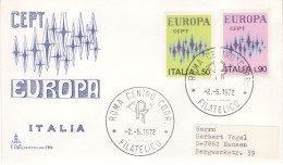 ITALY  1972  EUROPA CEPT FDC - 1972