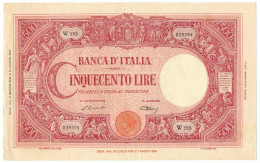 500 LIRE BARBETTI GRANDE C TESTINA BI UMBERTO II 06/06/1946 BB/SPL - Andere