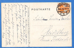Allemagne Reich 1918 Carte Postale De Mannheim (G18548) - Cartas & Documentos
