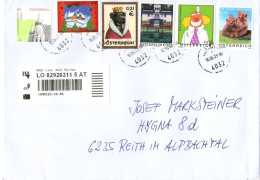 Rekobrief Von 4032 Linz Mit 339 Cent Mischfrankatur 51 Cent SM 2023 - Storia Postale