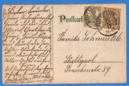 Allemagne Reich 1917 Carte Postale De Stuttgart (G18550) - Cartas & Documentos