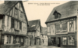 BERNAY VIEILLES MAISONS RUE DE LISIEUX ET RUE DES SOURCES - Bernay