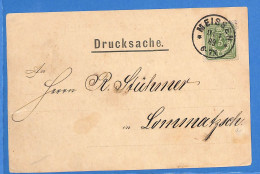 Allemagne Reich 1889 Carte Postale De Meissen (G18551) - Lettres & Documents