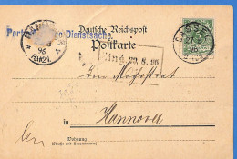 Allemagne Reich 1896 Carte Postale De Cassel (G18552) - Lettres & Documents