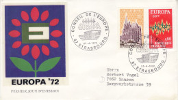 FRANCE  EUROPA CEPT 1972 FDC - 1972
