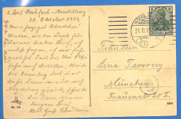 Allemagne Reich 1913 Carte Postale De Leipzig (G18559) - Lettres & Documents