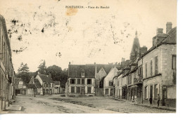 PONTGOUIN PLACE DU MARCHE 1923 - Otros & Sin Clasificación