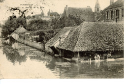 PONTGOUIN LES LAVOIRS AU MOULIN DE LA VILLE LAVANDIERES 1920 - Autres & Non Classés