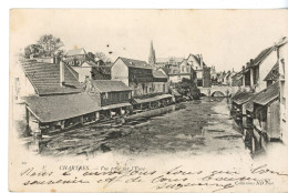 CHARTRES VUE PRISE SUR L'EURE LES LAVOIRS LAVANDIERES 1902 - Chartres