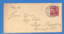 Allemagne Reich 1902 Lettre De Hohenfelde (G18578) - Lettres & Documents