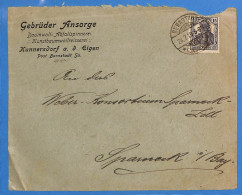 Allemagne Reich 1919 Lettre De Bernstadt (G18579) - Storia Postale