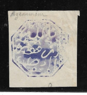 Cachet MAGZEN AZEMMOUR N°1 - Octogonal Violet S/Fragment - 1892 - TTB - Sellos Locales