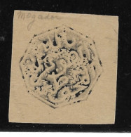 Cachet MAGZEN ESSAOUIRA (MOGADOR) N°9e - Octogonal Noir S/Fragment - 1892 - TTB - Locals & Carriers