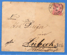 Allemagne Reich 1881 Lettre De Hamburg (G18580) - Storia Postale