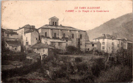 17290 Cpa 81 Vabre - Le Temple Et La Gendarmerie - Vabre