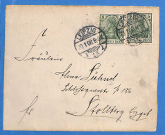 Allemagne Reich 1908 Lettre De Leipzig (G18583) - Cartas & Documentos