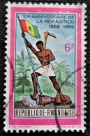 Rwanda 1969 The 10th Anniversary Of Revolution  Stampworld N°  338 - Usados