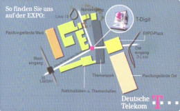 Germany:Used Phonecard, T, 12 DM, EXPO 2000, 2000 - P & PD-Series: Schalterkarten Der Dt. Telekom