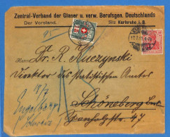 Allemagne Reich 1911 Lettre De Karlsruhe (G18601) - Briefe U. Dokumente