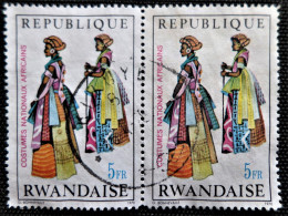 Rwanda 1970 African National Costumes   Stampworld N°  380 - Oblitérés