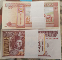 Mongolia 2020 20 Tugrit 100pcs 1bundle UNC - Mongolie