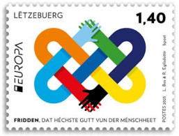 Luxembourg.2023.Europa CEPT.Peace – The Highest Value Of Humanity.1 V. ** . - Unused Stamps