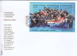 FDC CROATIA 809-811 - Wasserball