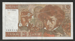 France - Billet De  10 Francs  Berlioz - B.4-3-1976.B - N° 168213 - N.287 - 10 F 1972-1978 ''Berlioz''