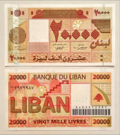 Lebanon 20,000 20000 Livres 2004 Prefix CX Replacement UNC - Liban