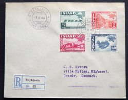 Iceland 1949   Minr.259-62   FDC    ( Lot 900 ) - FDC
