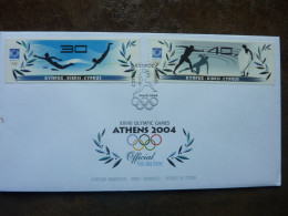 2004 CYPRUS   PERFECT  FDC - Summer 2004: Athens