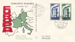 ITALY  1956 EUROPA CEPT FDC - 1956