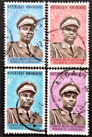 Rwanda 1974 President Juvenal Habyarimana   Stampworld N°  619 à 622 - Usados