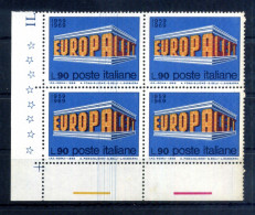 Repubblica Varietà - 1969 Europa, Strisce Verticali Sulla Prima Coppia MNH ** - Abarten Und Kuriositäten