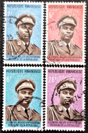 Rwanda 1974 President Juvenal Habyarimana   Stampworld N°  619 à 622 - Usados