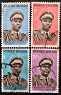 Rwanda 1974 President Juvenal Habyarimana   Stampworld N°  619 à 622 - Usados