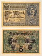 Germany 5 Mark 1917 UNC - 5 Mark