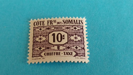 FRANCE - RF - Ex-colonie Française - Côte Française Des Somalis - Timbre-taxe 1947 : Chiffre-taxe 10 C - Neufs