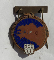 RARE - Ancien Insigne émaillé Roue D'honneur De Bretagne FFC Fédération Française De Cyclisme - Cyclisme