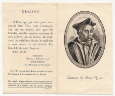 FRANCE - "Litanies De Saint Yves" ... Imprimatur 1er Février 1950 - Non Classés