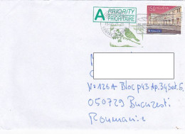 RAILWAY STATION, FINE STAMPS ON COVER, 2021, SWITZERLAND - Lettres & Documents